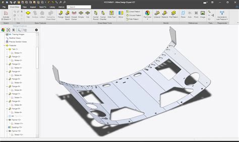 sheet metal design software|sheet metal flat layout software.